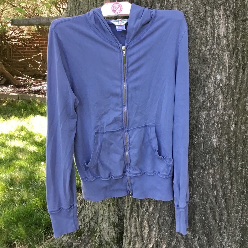 Hard Tail Blue Zip Up Sweatshirt